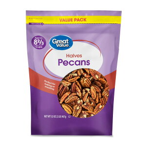 �y�E�H���}�[�g�u�����h�z�O���[�g�o�����[ �s�[�J���n�[�t 907g Great Value Pecan Halves, 32 oz �y�����񂹏��i�z