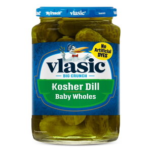 �����V�b�N �R�[�V�� �f�B�� �x�r�[ �z�[�� �s�N���X �P�g�t�����h���[ 710ml Vlasic Kosher Dill Baby Whole Pickles, Keto Friendly, 24 fl. oz. �y�����񂹏��i�z