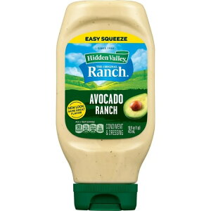 �q�h�D���o���[ �A�{�J�h�����` �g�b�s���O���h���b�V���O 473ml Hidden Valley Avocado Ranch Topping and Dressing, 16 Fluid Ounce Bottle �y�����񂹏��i�z