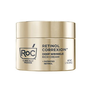 RoC ���b�N ���`�m�[���R���N�V���� �f�B�[�v�����N�� ���b�`�N���[�� 48g RoC Retinol Correction, Deep Wrinkle, Rich Cream 1.7oz �y�����񂹏��i�z�y���킹�Ĕ��������z