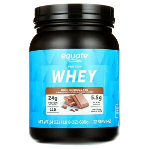 �G�N�G�[�g �z�G�C�v���e�C���p�E�_�[ ���b�`�`���R���[�g 680g Equate Whey Protein Powder, Rich Chocolate, 24 oz �y�����񂹏��i�z
