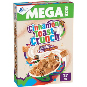 �V�i�����g�[�X�g�N�����` ���H�V���A�� ���K�T�C�Y 765g Cinnamon Toast Crunch Breakfast Cereal Mega Size, 27 oz �y�����񂹏��i�z
