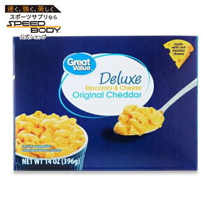 �O���[�g�o�����[ �f���b�N�X �I���W�i�� �`�F�_�[ �}�J���j���`�[�Y ��397g Great Value Deluxe Original Cheddar Macaroni & Cheese, 14 oz �y�����񂹏��i�z