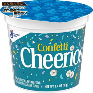 �R���t�F�b�e�B �`�F���I�X ���H�V���A���J�b�v �V���O���T�[�u 39g Confetti Cheerios Breakfast Cereal Cup Single Serve 1.4 oz �y�����񂹏��i�z