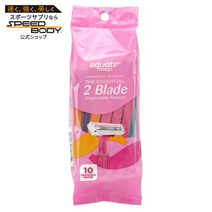 �G�N�G�[�g ���f�B�[�X 2���n �g���̂ăJ�~�\�� 10�{ Equate Women's 2 Blade Disposable Razors, Color May Vary (10 Count) �y�����񂹏��i�z