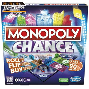 ���m�|���[ �`�����X �{�[�h�Q�[�� �X�s�[�f�B�[�v���C�� 8�Έȏ� Monopoly Chance Board Game, Fast-Paced Monopoly Game, 20 Min. Average, Ages 8+ �y�����񂹏��i�z