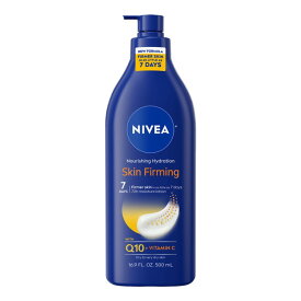 ニベア ナリッシングハイドレーション スキンファーミング ボディローション Q10・ビタミンC配合 500ml NIVEA Nourishing Hydration Skin Firming Body Lotion with Q10 and Vitamin C, 16.9 fl oz 【お取り寄せ商品】