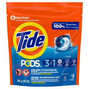 �^�C�h�|�b�Y �����܃p�b�N �I���W�i���̍��� 14�� Tide PODS Laundry Detergent Pacs, Original, 14 Ct �y�����񂹏��i�z