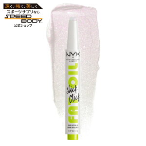 NYX �v���t�F�b�V���i�� ���C�N�A�b�v �t�@�b�g�I�C�� �X���b�N�N���b�N ���C���L�����N�^�[�i�N���A×�s���N�p�[���j NYX Professional Makeup Fat Oil Slick Click, Main Character (Clear with pink pearl) �y����