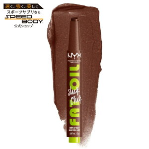 NYX �v���t�F�b�V���i�� ���C�N�A�b�v �t�@�b�g�I�C�� �X���b�N�N���b�N �g�����f�B���O�g�s�b�N�i�R�Y�~�b�N�`���R�[���j NYX Professional Makeup Fat Oil Slick Click, Trending Topic (Cosmic charcoal) �y����