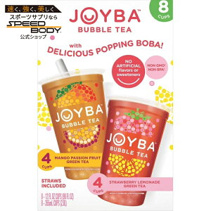 �W���C�o �o�u���e�B�[ �O���[���e�B�[ �o���G�e�B�p�b�N 355ml 8�{���� Joyba Bubble Tea Green Tea Variety Pack 12 fl oz cups pack of 8 �y�����񂹏��i�z
