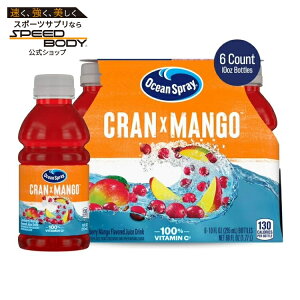 �I�[�V�����X�v���[ �N�����}���S�[ �N�����x���[ �}���S�[�W���[�X �h�����N 295ml 6�{���� Ocean Spray Cran-Mango Cranberry Mango Juice Drinks, 10 fl oz Bottles, 6 Count �y�����񂹏��i�z