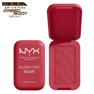 NYX �v���t�F�b�V���i�����C�N�A�b�v �o�^�[�����g �p�E�_�[�u���b�V�� �o�b�N�A���h�o�b�^ NYX Professional Makeup Buttermelt Powder Blush, Back and Butta �y�����񂹏��i�z