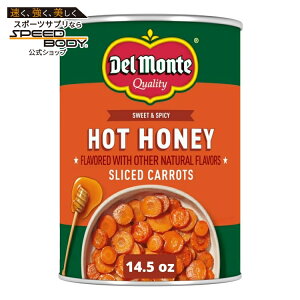 �f�������e �z�b�g�n�j�[�t���[�o�[ �X���C�X�L�����b�g �� 411g Del Monte Hot Honey Flavored Sliced Carrots 14.5 oz. Can �y�����񂹏��i�z