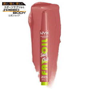 NYX �v���t�F�b�V���i�� ���C�N�A�b�v �t�@�b�g�I�C�� �X���b�N�N���b�N �L���v�V�����f�B�X�i�\�t�g�u���b�V���k�[�h�j NYX Professional Makeup Fat Oil Slick Click, Caption This (soft blush nude) �y������