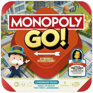 ���m�|���[ �S�[ �{�[�h�Q�[�� ���o�C���Q�[�����z �t�@�~���[�Q�[�� 8�Έȏ� Monopoly GO! Board Game, Inspired by the Popular Mobile Board Game, Family Games, Ages 8+ �y�����񂹏��i�z