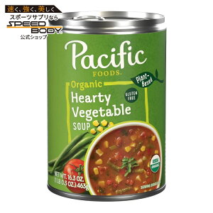 �p�V�t�B�b�N�t�[�Y �I�[�K�j�b�N �x�W�^�u���X�[�v 436g �� Pacific Foods Organic Hearty Vegetable Soup, Plant Based, 16.3 oz Can �y�����񂹏��i�z