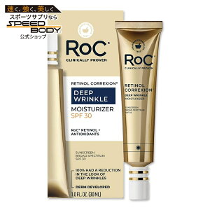 RoC ���b�N ���`�m�[���R���N�V���� �f�B�[�v�����N�� �t�F�C�X���C�X�`�����C�U�[ SPF30 28g RoC Retinol Correxion Deep Wrinkle Face Moisturizer with SPF 30 1oz �y�����񂹏��i�z�y���킹�Ĕ��������z