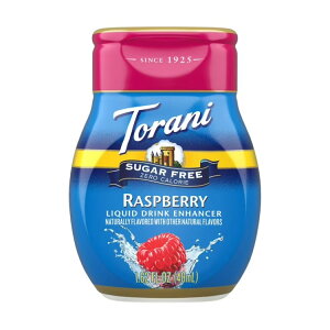 �g���[�j �V���K�[�t���[ ���Y�x���[ ���L�b�h�h�����N�G���n���T�[ ��48mL Torani Sugar Free Raspberry Liquid Drink Enhancer, 1.62 fl oz �y�����񂹏��i�z
