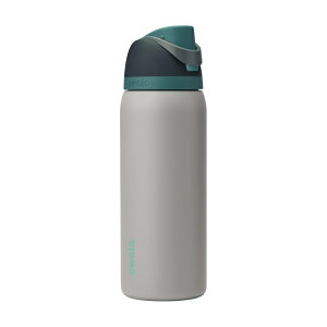 �I���� �t���[�V�b�v �X�e�����X�X�`�[�� �E�H�[�^�[�{�g�� ��946mL �O���[�z�G�[�� Owala FreeSip Stainless Steel Water Bottle, 32oz, Gray Whale �y�����񂹏��i�z