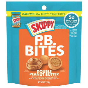 �X�L�b�s�[ PB �o�C�c �_�u���s�[�i�b�c�o�^�[�X�i�b�N 170g SKIPPY PB Bites Double Peanut Butter Snack 6 oz �y�����񂹏��i�z