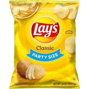 ���C�Y �|�e�g�`�b�v�X �N���V�b�N �p�[�e�B�[�T�C�Y 368.5g Lay's Classic Potato Chips, Party Size, 13 oz Bag Lays �y�����񂹏��i�z