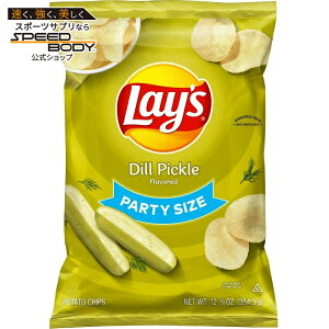 ���C�Y �f�B���s�N���X �|�e�g�`�b�v�X �p�[�e�B�[�T�C�Y 354.3g Lay's Dill Pickle Flavored Potato Chips, Party Size, 12.5 oz Bag Lays �y�����񂹏��i�z