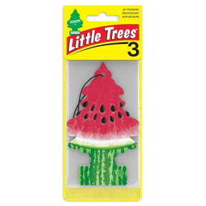 ���g���c���[ �G�A�t���b�V���i�[ �E�H�[�^�[�������̍��� 3���Z�b�g Little Trees Air Freshener Watermelon Fragrance 3-Pack �y�����񂹏��i�z