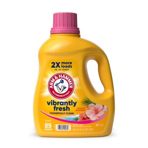 �A�[���A���h�n���}�[ �g���s�J���p���_�C�X �t�̐����� 3.03L 89�� ARM & HAMMER Tropical Paradise, 89 Loads Liquid Laundry Detergent, 102.5 Fl oz �y�����񂹏��i�z