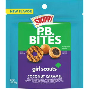 �X�L�b�s�[ PB�o�C�c �K�[���X�J�E�g �R�R�i�b�c�L���������X�i�b�N ��156g SKIPPY PB Bites Girl Scout Coconut Caramel Snack, Shelf-Stable, 5.5 oz �y�����񂹏��i�z