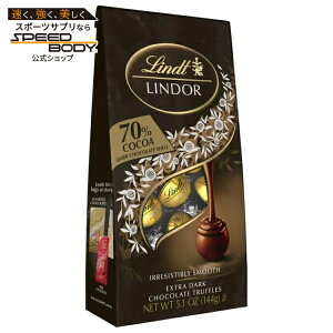 �����c �����h�[�� 70% �G�N�X�g���_�[�N�`���R���[�g �L�����f�B�g�����t 144g Lindt Lindor 70% Extra Dark Chocolate Candy Truffles, 5.1 oz. Bag �y�����񂹏��i�z