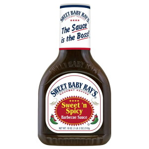 �X�E�B�[�g�x�C�r�[���C�Y �X�C�[�g���X�p�C�V�[ �o�[�x�L���[�\�[�X 473ml Sweet Baby Ray's Sweet 'n Spicy Barbecue Sauce 18 oz �y�����񂹏��i�z