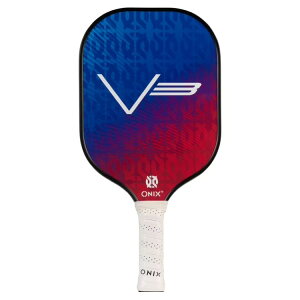 ONIX V3 �t�@�C�o�[�O���X �s�b�N���{�[���p�h�� �|���v���s�����R�A �S�N��E�S�X�L�����x���Ή� ��227g �u���[/���b�h ONIX V3 Fiberglass Pickleball Paddle, Polypropylene Core, 8 oz, Blue/Red �y�����񂹏�