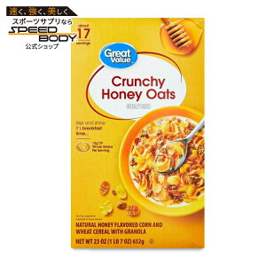 �O���[�g�o�����[ �N�����` �n�j�[�I�[�c ���H�V���A�� 652g Great Value Crunchy Honey Oats Breakfast Cereal, 23 oz �y�����񂹏��i�z