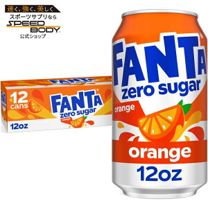 �t�@���^ �[���V���K�[ �I�����W�\�[�_�|�b�v 355ml 12�{�p�b�N Fanta Zero Sugar Orange Soda Pop Fridge Pack Cans, 12 fl oz, 12 pack �y�����񂹏��i�z