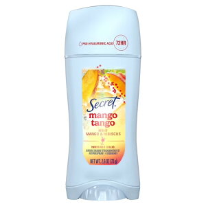 �V�[�N���b�g �t���b�V�� �C���r�W�u���\���b�h �f�I�h�����g �}���S�[�^���S 74g Secret Fresh Invisible Solid Antiperspirant & Deodorant for Women, Mango Tango, 2.6oz �y�����񂹏��i�z