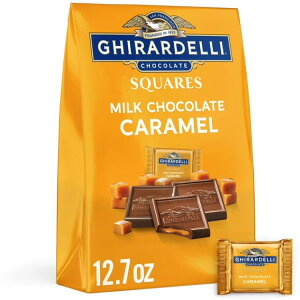 �M���f�� �~���N�`���R���[�g �L�������� �X�N�G�A 362.4g GHIRARDELLI Milk Chocolate Caramel SQUARES, 12.7 oz Bag �y�����񂹏��i�z