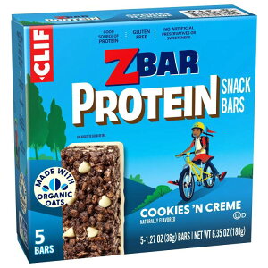Zbar �v���e�C�� �N�b�L�[���N���[������ �v���e�C���X�i�b�N�o�[ 5�{���� Zbar Protein Cookies 'n Creme Flavor Protein Snack Bars, 5ct �y�����񂹏��i�z