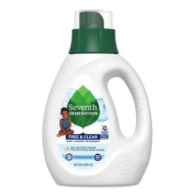 セブンスジェネレーション ベビー用洗濯洗剤 無香料 赤ちゃん用 30回分 1.33L Seventh Generation Baby Laundry Detergent Unscented, Up to 30 Loads, 45 oz 【お取り寄せ商品】