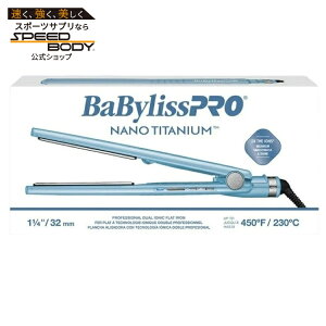 �x�r���X�v�� �i�m�`�^�j�E�� �f���A���C�I�� �X�g���[�g�A�C���� ��32mm BaBylissPRO Nano Titanium 1 1/4inch Dual Ionic Flat Iron �y�����񂹏��i�z