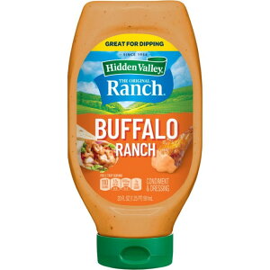 �q�h�D���o���[ �o�b�t�@���[�����` �f�B�b�v�\�[�X �h���b�V���O 591ml Hidden Valley Buffalo Ranch Dipping Sauce, Topping and Dressing, 20 fl oz �y�����񂹏��i�z