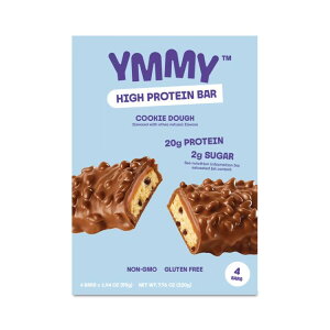 ���~�[ �N�b�L�[�h�E �n�C�v���e�C���o�[ �O���e���t���[ 55g 4�{�Z�b�g YMMY Cookie Dough High Protein Bar, Gluten-Free, 1.94 oz, 4 Pack �y�����񂹏��i�z