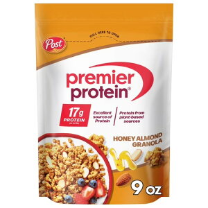 �v���~�A�v���e�C�� �n�j�[�A�[�����h �O���m�[�� 255g Premier Protein Honey Almond Granola - 9 oz �y�����񂹏��i�z