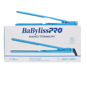 �x�r���X�v�� �i�m�`�^�j�E���v���[�g �E���g���X���� �X�g���[�g�A�C���� BaBylissPRO Nano Titanium-Plated Ultra-Thin Straightening Iron �y�����񂹏��i�z