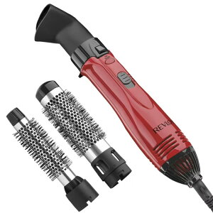 �y�|�C���gUP��1��-11��2���z���u���� 1200W �C�I�j�b�N �Z���~�b�N �z�b�g�G�A�[�X�^�C�����O�L�b�g ���b�h Revlon 1200W Ionic Ceramic 1 & 1-1/2 Hot Air Styling Kit, Red �y�����񂹏��i�z
