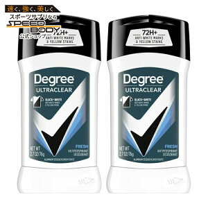 �f�B�O���[ �����Y �E���g���N���A 72���� �f�I�h�����g�X�e�B�b�N 76g 2�{�Z�b�g Degree Men UltraClear 72H Men's Deodorant Stick, 2.7 oz Twin Pack �y�����񂹏��i�z