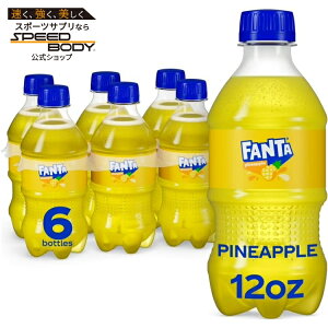 �t�@���^ �p�C�i�b�v���\�[�_�|�b�v 355ml 6�{�p�b�N�{�g�� Fanta Pineapple Soda Pop, 12 fl oz, 6 Pack Bottles �y�����񂹏��i�z