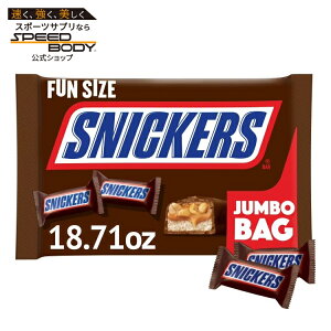 �X�j�b�J�[�Y �t�@���T�C�Y �`���R���[�g�o�[ 530.4g �W�����{�L�����f�B�o�b�O Snickers Fun Size Chocolate Bars, 18.71 oz Jumbo Candy Bag �y�����񂹏��i�z
