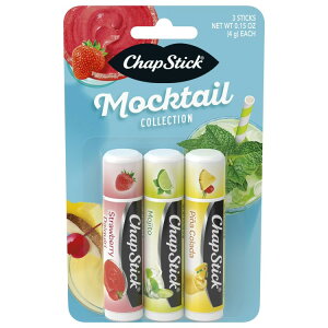 �`���b�v�X�e�B�b�N ���N�e���t���[�o�[ ���b�v�o�[�� 3�p�b�N ChapStick Mocktail Flavored Lip Balm 0.15 Oz x 3 Sticks �y�����񂹏��i�z