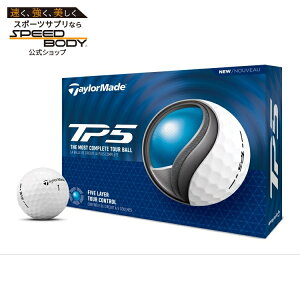 �e�[���[���C�h TP5 �S���t�{�[�� 12���� �z���C�g TaylorMade TP5 Golf Balls 12pk, White �y�����񂹏��i�z